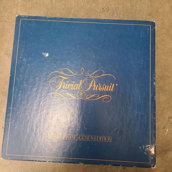Trivial Pursuit Master Game Genus Edition 1981 Genius Trivia Original - Picture 1 of 4